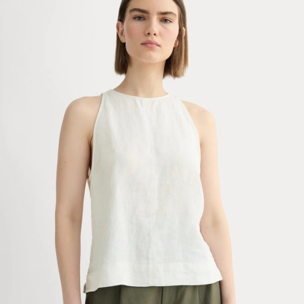 Everlane Linen Top Size 16